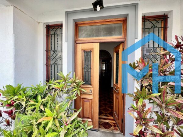 Front door of beach house in Funchal
