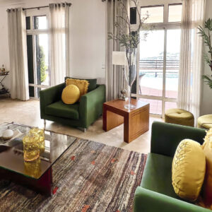 Quinta Funchal Stylish color coordinated living room