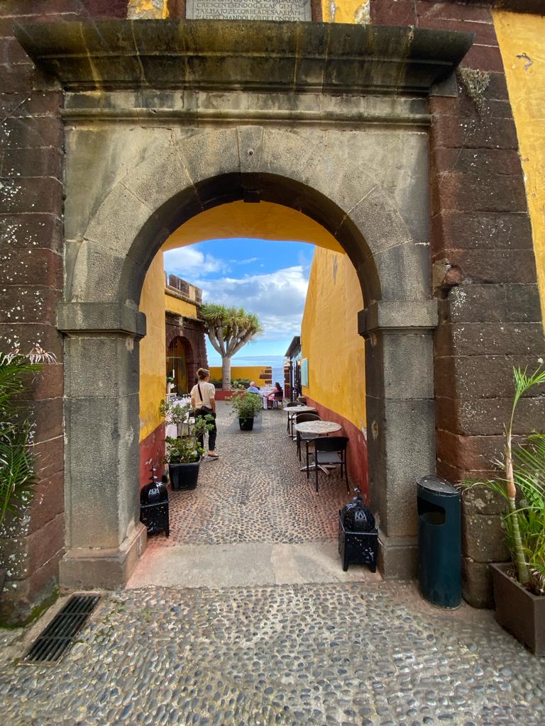 Funchal Fort doorway in old city