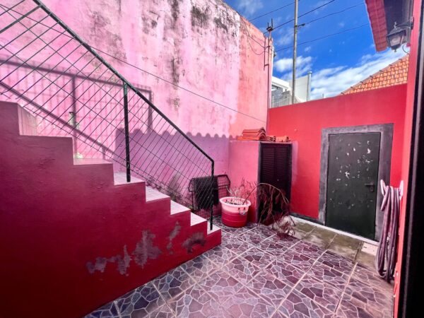 Outside stairs 2 of Funchal City Villa for sale, Madeira Island.