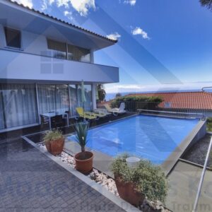Image of House with Pool with sunshine