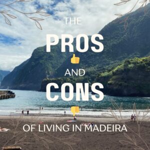 Pros and Cons of living in Madeira, image of beach in Seixal, Madeira Island