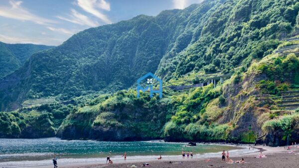 View of beach, rated Europe's top most beautiful beach